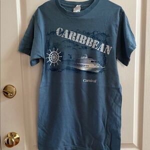Carnival Short Sleeve Unisex Blue T-Shirt